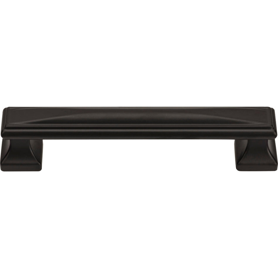 Atlas 373-BL: 5-1/16" cc Wadsworth Cabinet Pull - Matte Black
