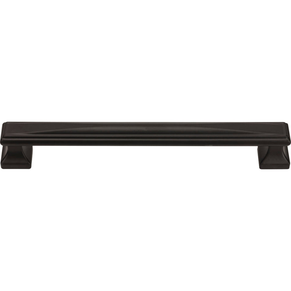 Atlas 375-BL: 7-9/16" cc Wadsworth Cabinet Pull - Matte Black