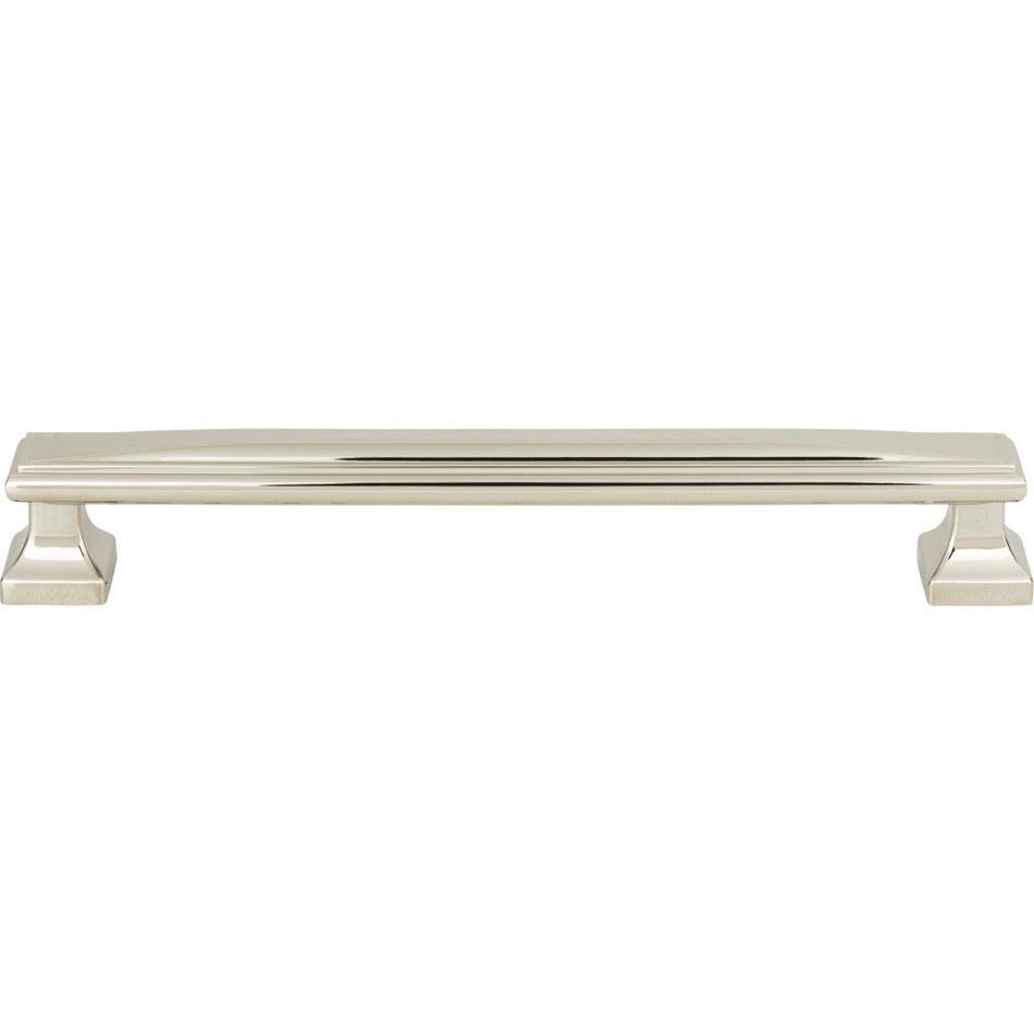 Atlas 375-PN: 7-9/16" cc Wadsworth Cabinet Pull - Polished Nickel