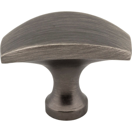 Elements 382BNBDL: 1-1/2" Cosgrove T-Bar Cabinet Knob - Brushed Pewter