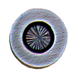 Hawk Hill 383BI: 1-1/2" Shield Cabinet Knob - Black Iron