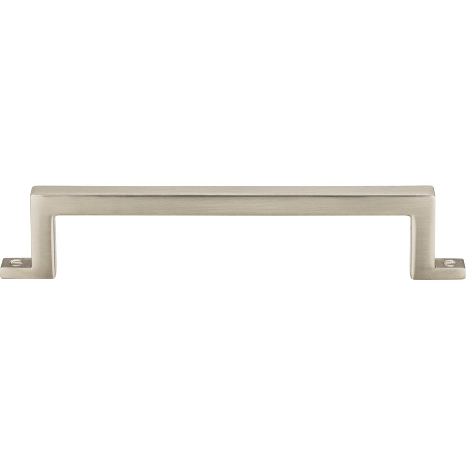 Atlas 386-BRN: 5-1/16" cc Campaign Bar Cabinet Pull - Brushed Nickel