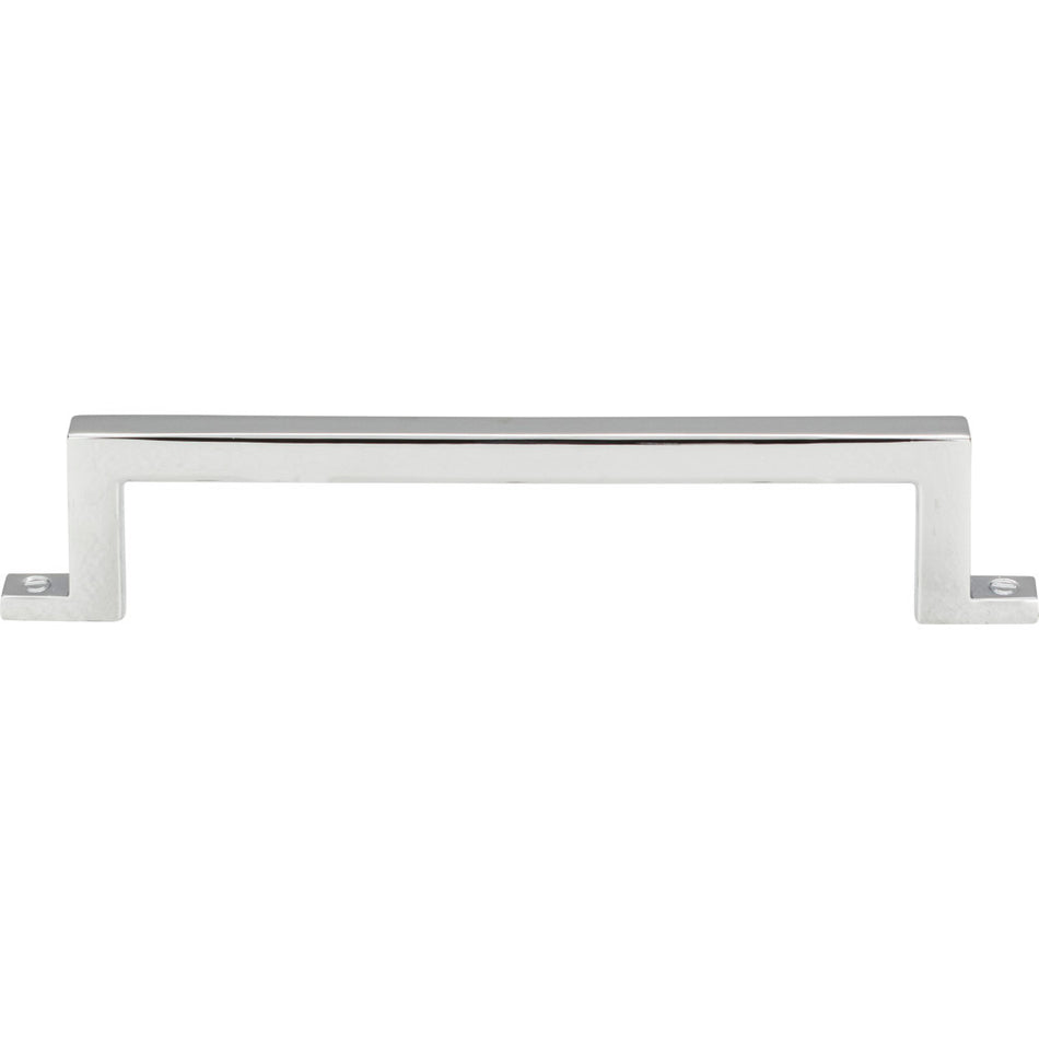 Atlas 386-CH: 5-1/16" cc Campaign Bar Cabinet Pull - Polished Chrome