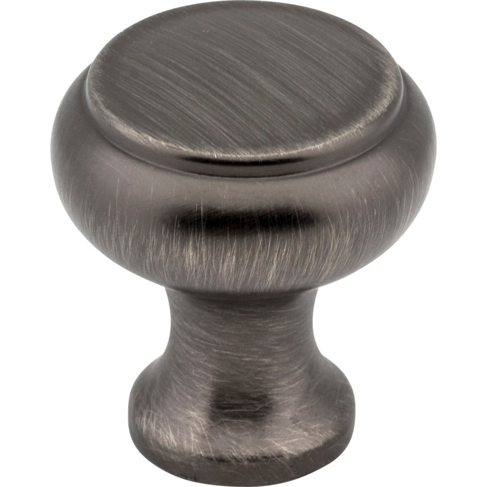 Elements 3898BNBDL: 1-3/16" Westbury Round Cabinet Knob - Brushed Pewter