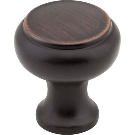 Elements 3898DBAC: 1-3/16" Westbury Round Cabinet Knob - Brushed Oil Rubbed Bronze