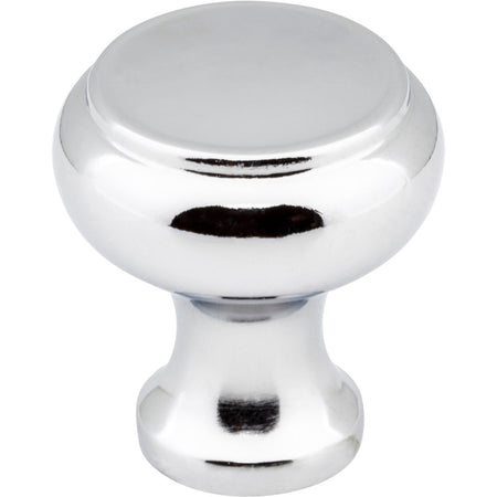 Elements 3898PC: 1-3/16" Westbury Round Cabinet Knob - Polished Chrome