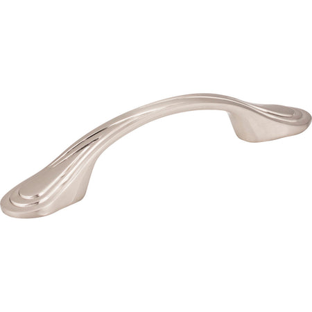 Elements 3899SN: 3" cc Westbury D-Handle Cabinet Pull - Satin Nickel