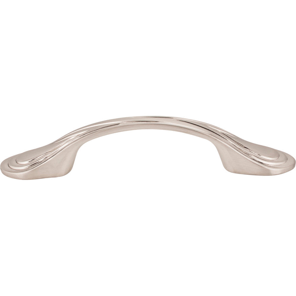 Elements 3899SN: 3" cc Westbury D-Handle Cabinet Pull - Satin Nickel