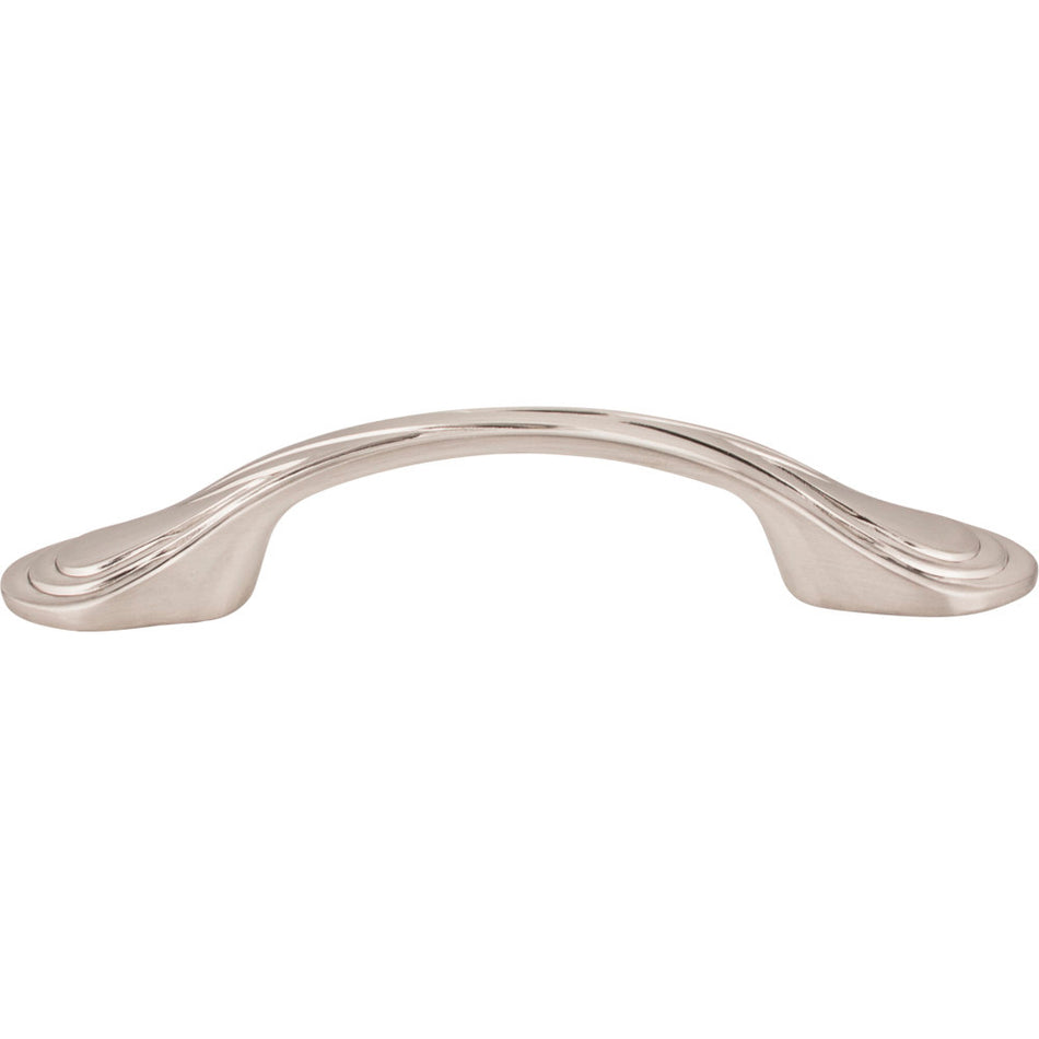 Elements 3899SN: 3" cc Westbury D-Handle Cabinet Pull - Satin Nickel