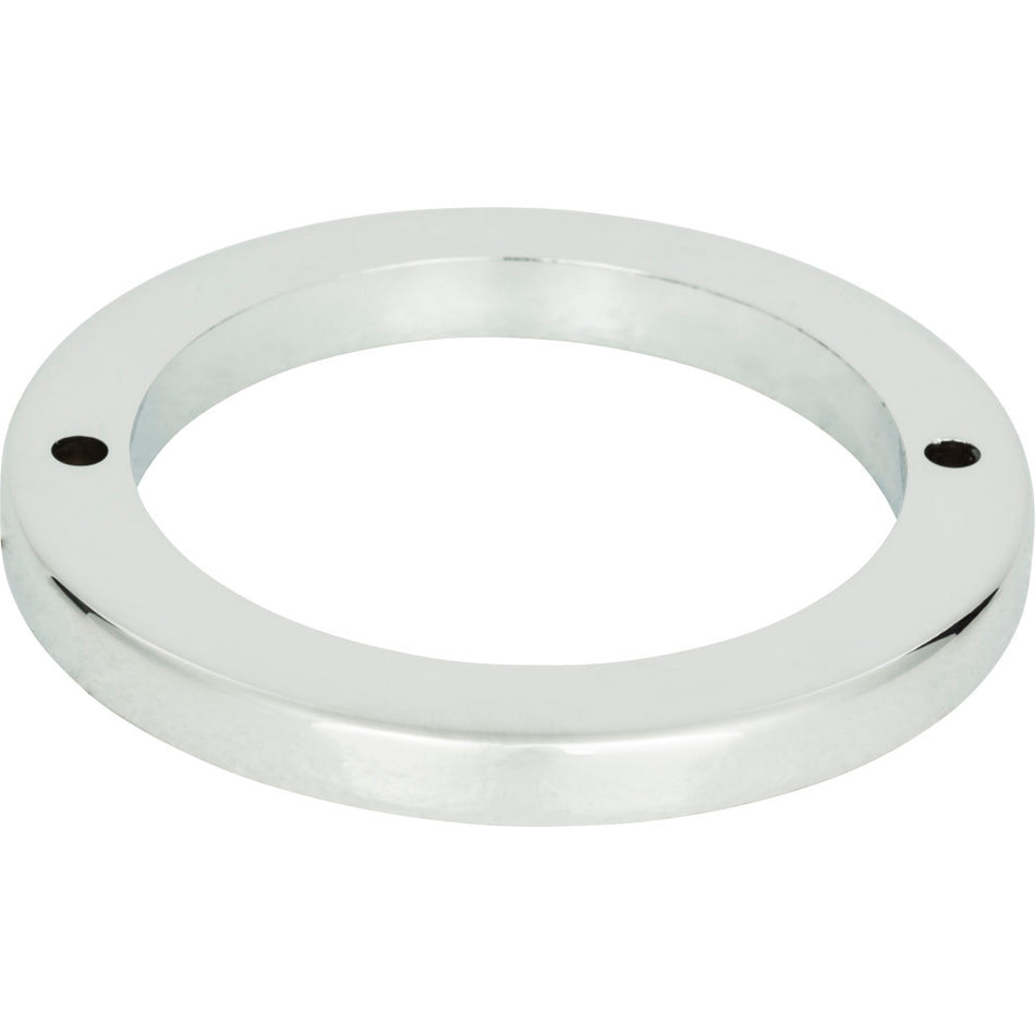 Atlas 390-CH: 3" Tableau Round Base - Polished Chrome