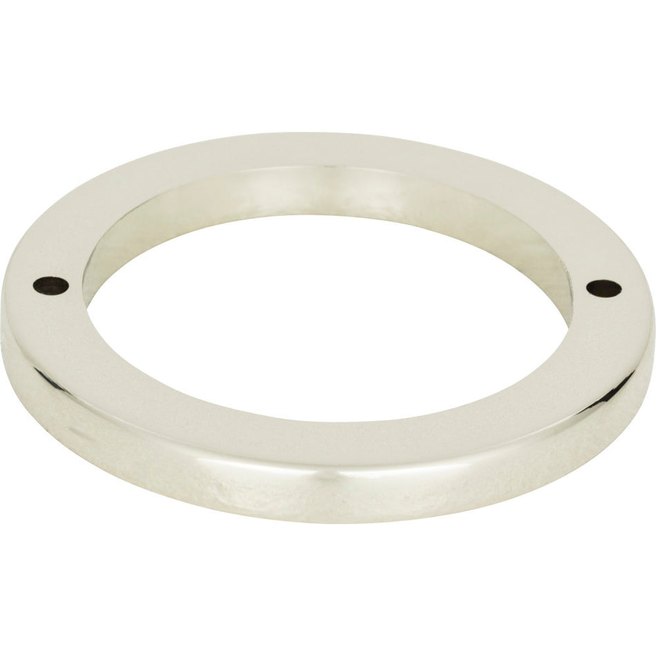 Atlas 390-PN: 3" Tableau Round Base - Polished Nickel