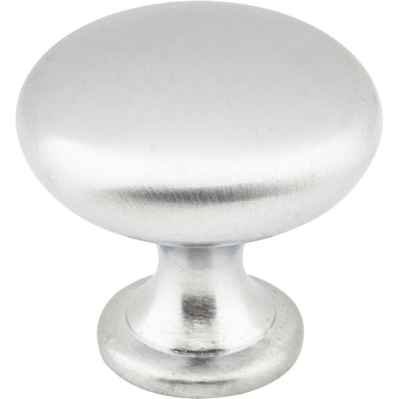 Elements 3910-BC: 1-3/16" Madison Round Cabinet Knob - Brushed Chrome