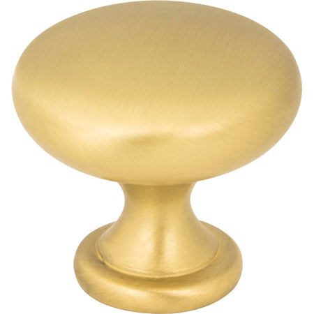 Elements 3910-BG: 1-3/16" Madison Round Cabinet Knob - Brushed Gold