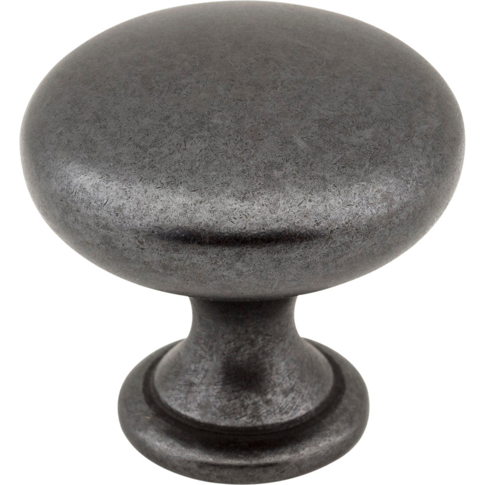Elements 3910-DACM: 1-3/16" Madison Round Cabinet Knob - Gun Metal