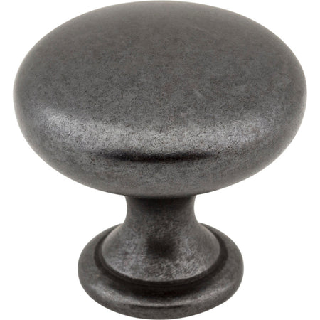 Elements 3910-DACM: 1-3/16" Madison Round Cabinet Knob - Gun Metal