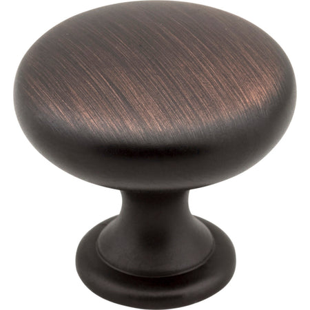Elements 3910-DBAC: 1-3/16" Madison Round Cabinet Knob - Brushed Oil Rubbed Bronze