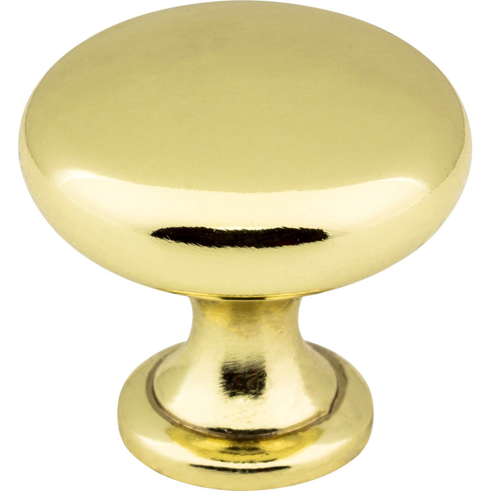 Elements 3910-PB: 1-3/16" Madison Round Cabinet Knob - Polished Brass
