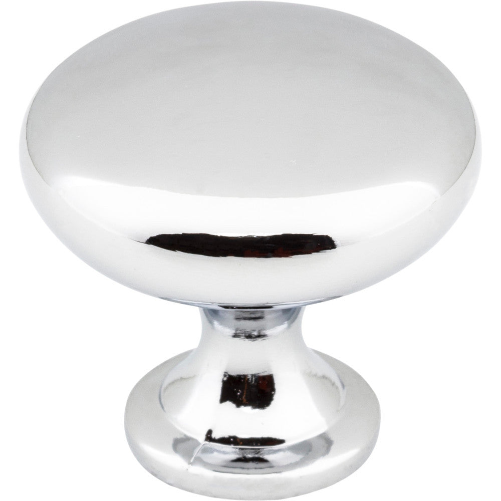 Elements 3910-PC: 1-3/16" Madison Round Cabinet Knob - Polished Chrome