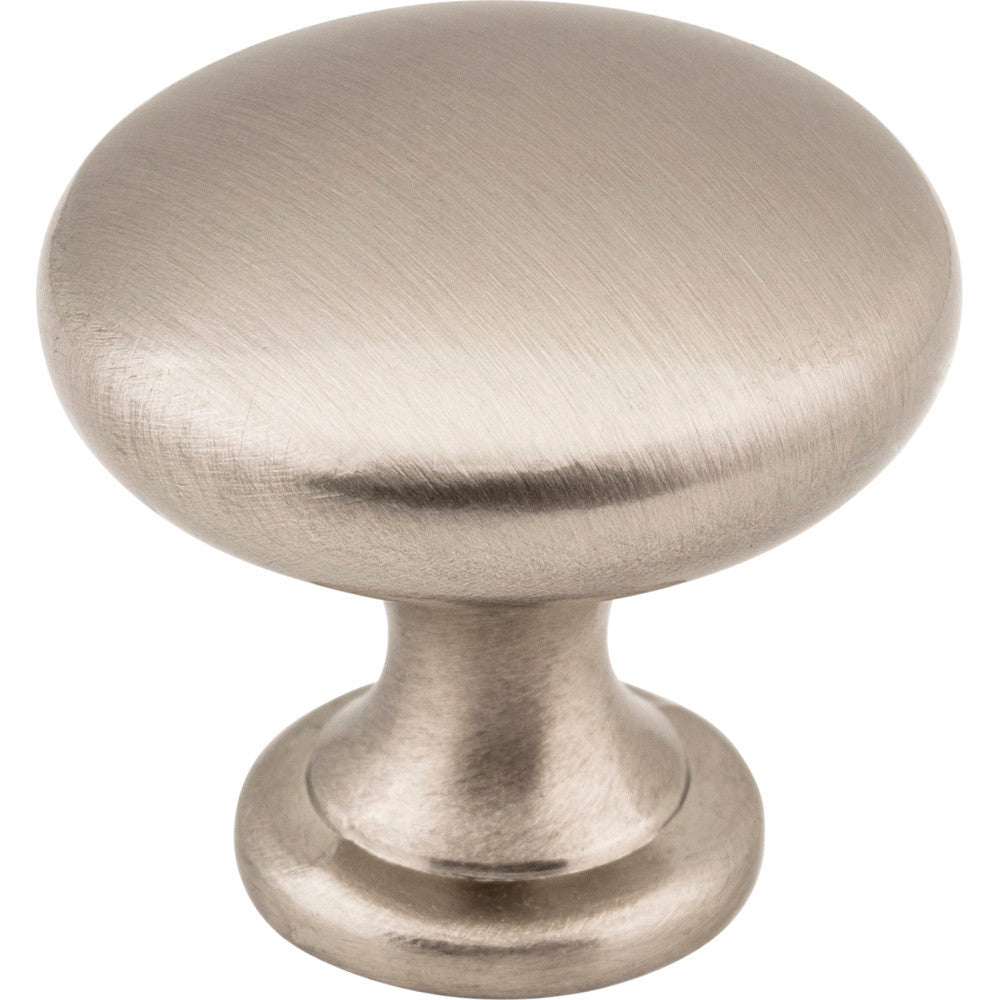 Elements 3910-SN: 1-3/16" Madison Round Cabinet Knob - Satin Nickel