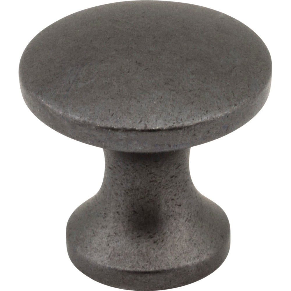 Elements 3915-DACM: 1" Slade Round Cabinet Knob - Gun Metal