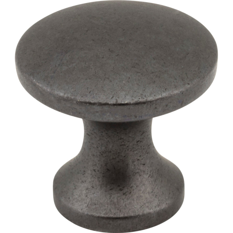 Elements 3915-DACM: 1" Slade Round Cabinet Knob - Gun Metal