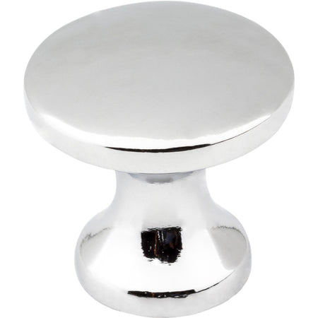 Elements 3915-PC: 1" Slade Round Cabinet Knob - Polished Chrome