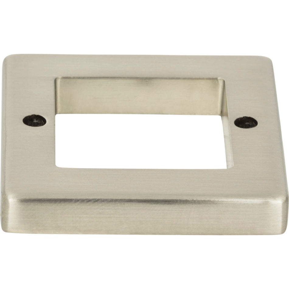 Atlas 392-BN: 1-7/8" Tableau Square Base - Brushed Nickel