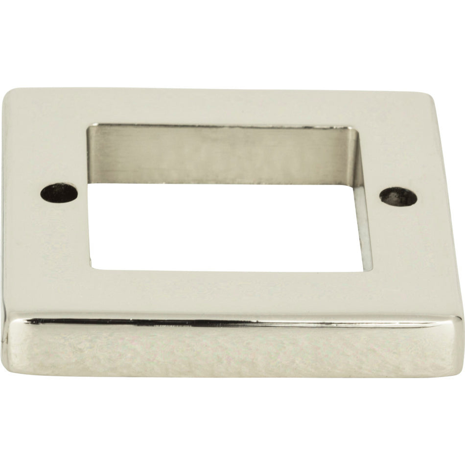Atlas 392-PN: 1-7/8" Tableau Square Base - Polished Nickel