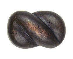 Hawk Hill 393CC: 1-1/2" Braid Cabinet Knob - Charcoal