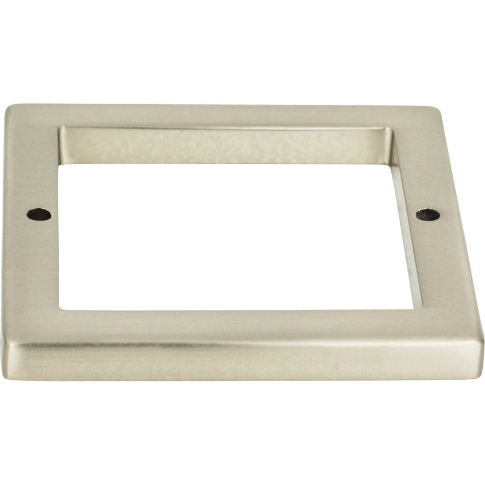 Atlas 394-BN: 3" Tableau Square Base - Brushed Nickel