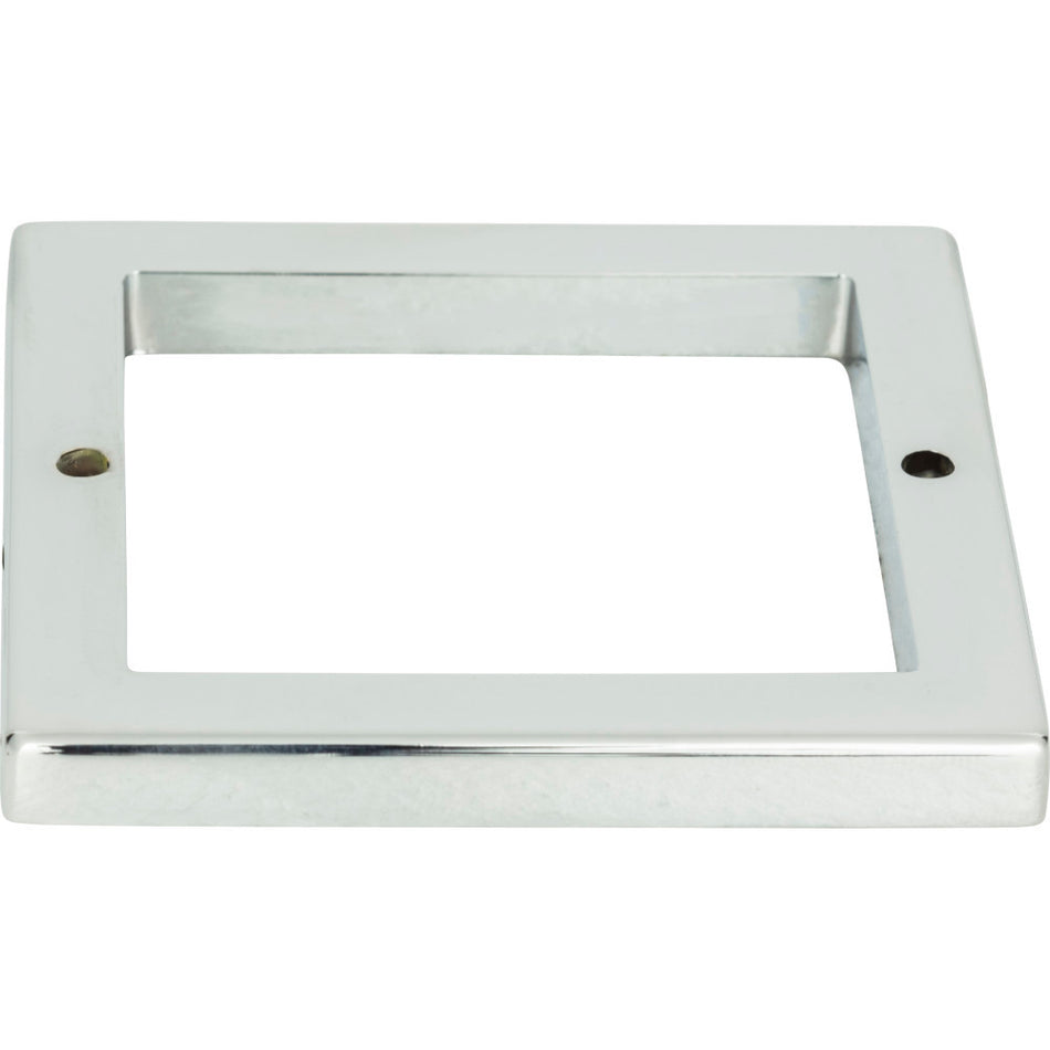 Atlas 394-CH: 3" Tableau Square Base - Polished Chrome