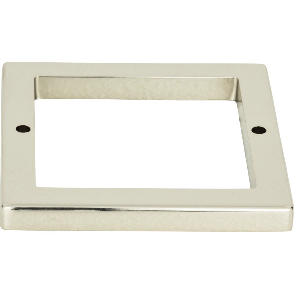 Atlas 394-PN: 3" Tableau Square Base - Polished Nickel