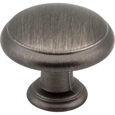 Elements 3940-BNBDL: 1-3/16" Gatsby Round Cabinet Knob - Brushed Pewter