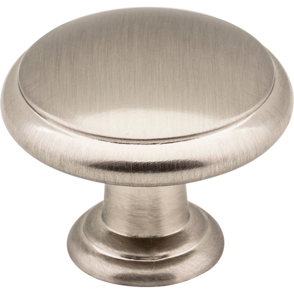 Elements 3940-BNBDL: 1-3/16" Gatsby Round Cabinet Knob - Brushed Pewter