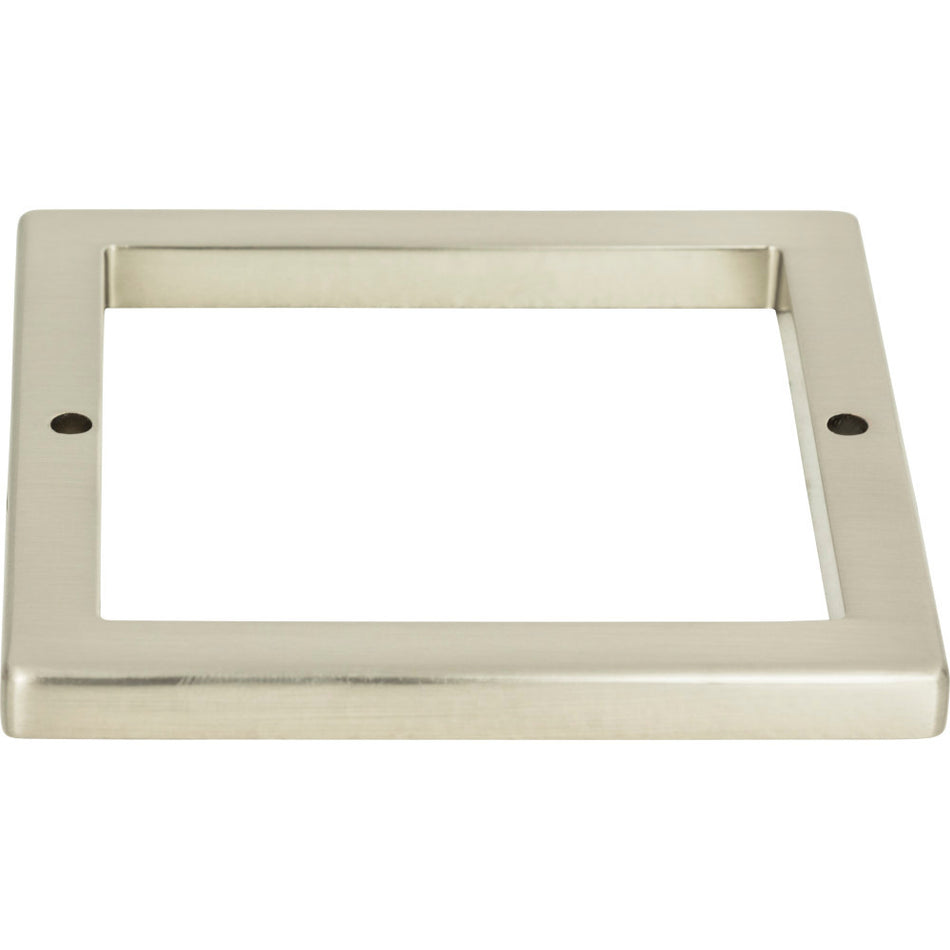 Atlas 395-BN: 3-1/2" Tableau Square Base - Brushed Nickel