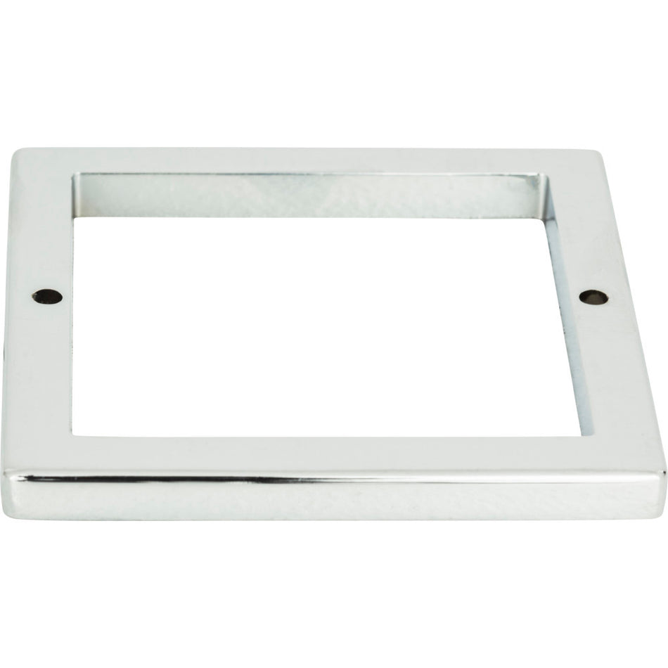 Atlas 395-CH: 3-1/2" Tableau Square Base - Polished Chrome