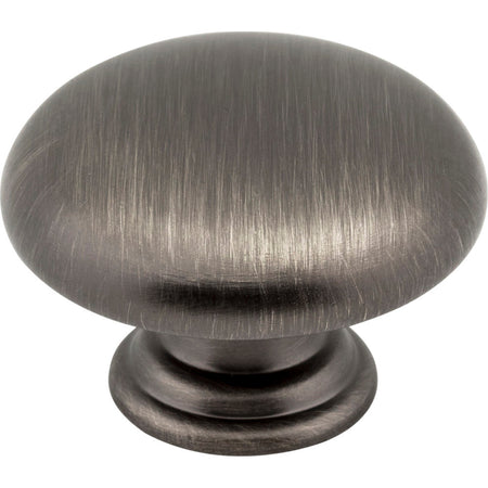 Elements 3950-BNBDL: 1-3/16" Gatsby Round Cabinet Knob - Brushed Pewter