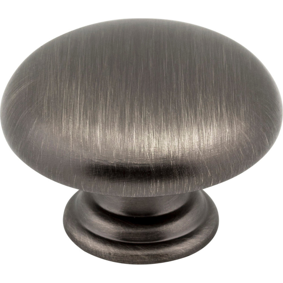Elements 3950-BNBDL: 1-3/16" Gatsby Round Cabinet Knob - Brushed Pewter