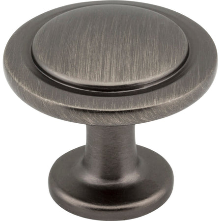 Elements 3960-BNBDL: 1-1/4" Gatsby Round Cabinet Knob - Brushed Pewter