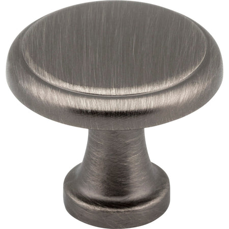 Elements 3970-BNBDL: 1-3/16" Gatsby Round Cabinet Knob - Brushed Pewter