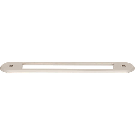 Top Knobs TK3353PN: 5-1/16" Brockwell Oval Backplate - Polished Nickel