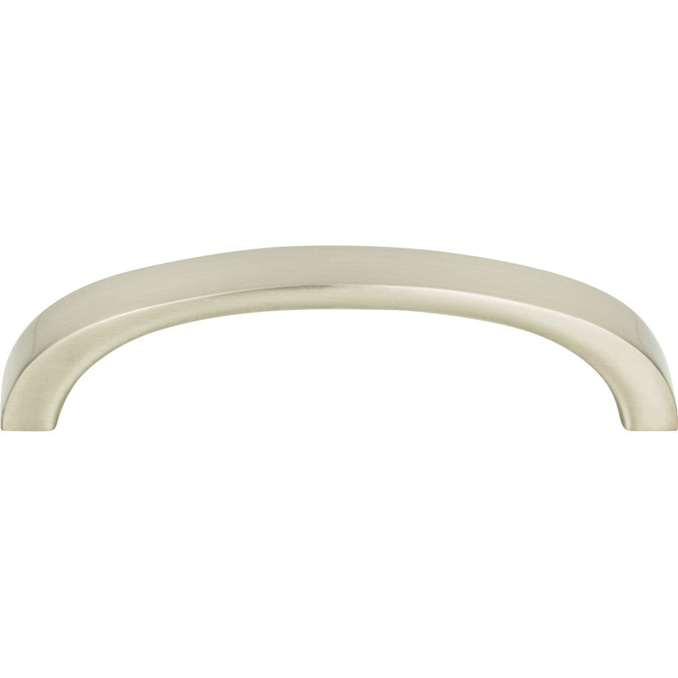 Atlas 399-BN: 3" cc Tableau Curved Handle - Brushed Nickel