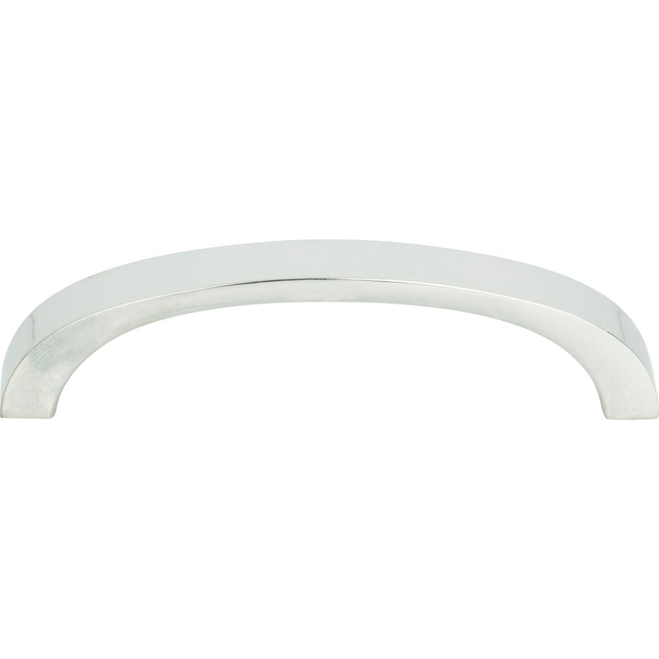 Atlas 399-CH: 3" cc Tableau Curved Handle - Polished Chrome