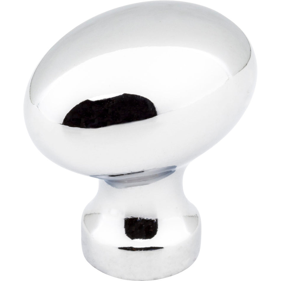 Jeffrey Alexander 3990-PC: 1-3/16" Bordeaux Egg Cabinet Knob - Polished Chrome