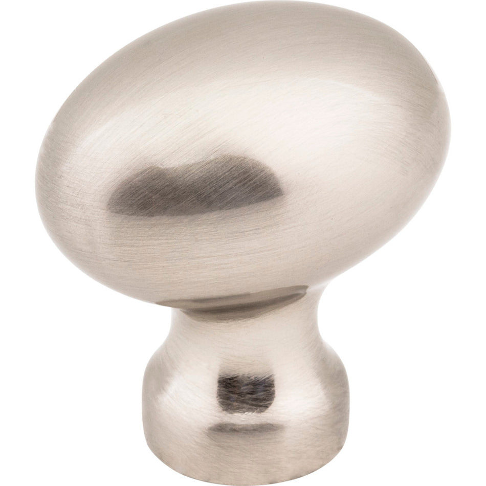 Jeffrey Alexander 3990-SN: 1-3/16" Bordeaux Egg Cabinet Knob - Satin Nickel
