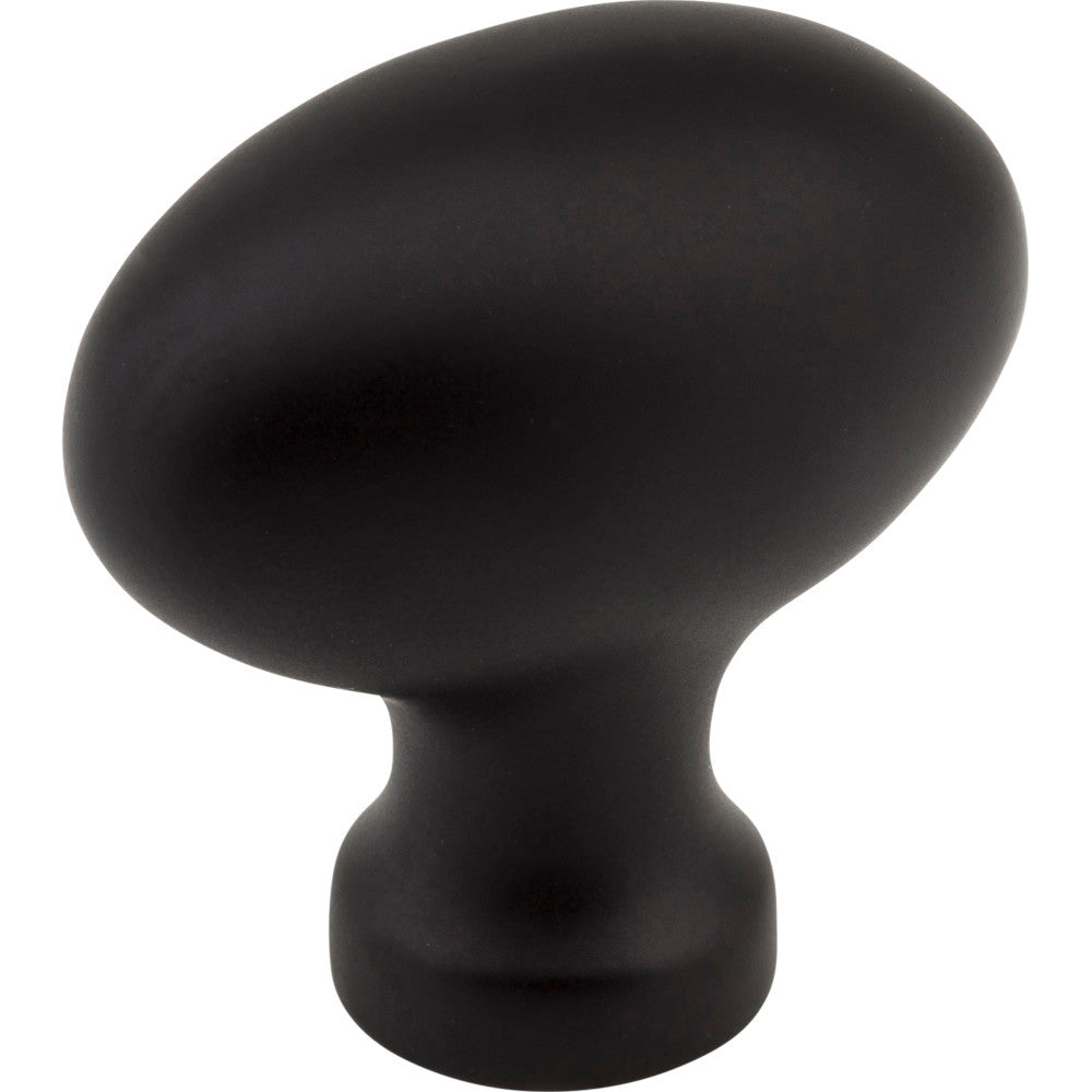 Jeffrey Alexander 3991BLK: 1-9/16" Lyon Egg Cabinet Knob - Black