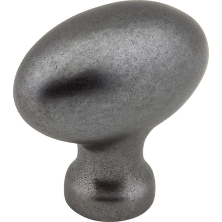 Jeffrey Alexander 3991DACM: 1-9/16" Lyon Egg Cabinet Knob - Gun Metal