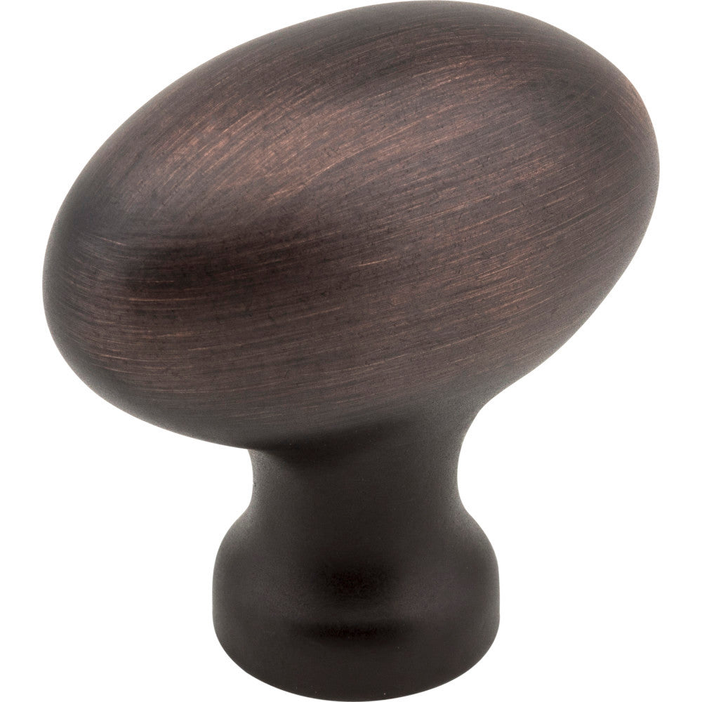 Jeffrey Alexander 3991DBAC: 1-9/16" Lyon Egg Cabinet Knob - Brushed Oil Rubbed Bronze