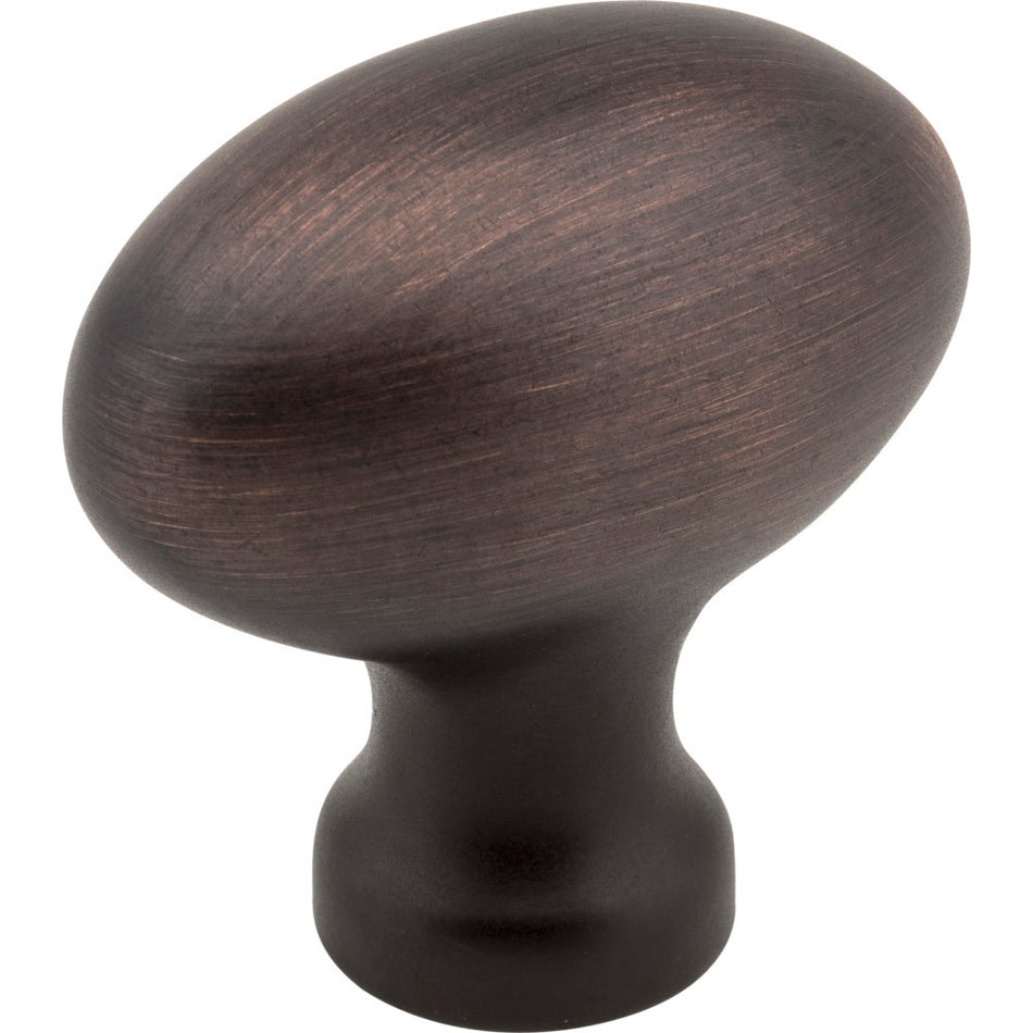 Jeffrey Alexander 3991DBAC: 1-9/16" Lyon Egg Cabinet Knob - Brushed Oil Rubbed Bronze