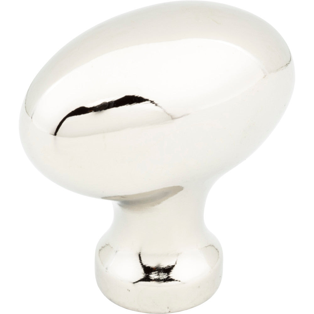 Jeffrey Alexander 3991NI: 1-9/16" Lyon Egg Cabinet Knob - Polished Nickel